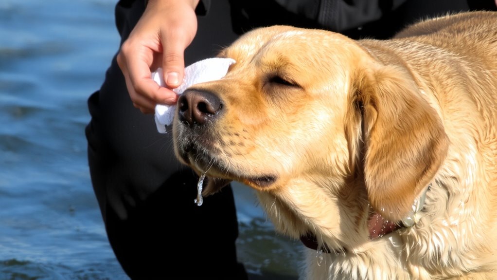 water breeds bacteria in ears