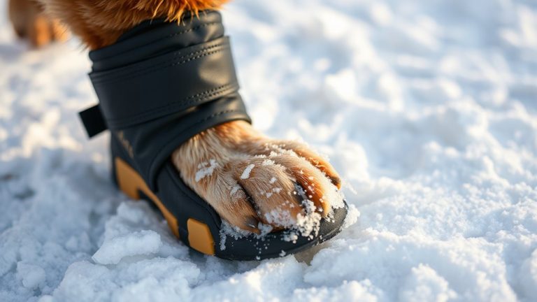 winter dog shoes protection