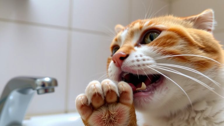 wipe cat s face after grooming