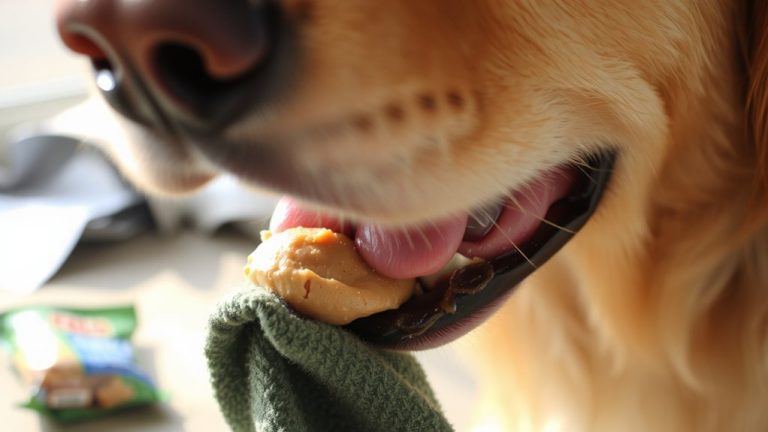 wipe face gently after treats