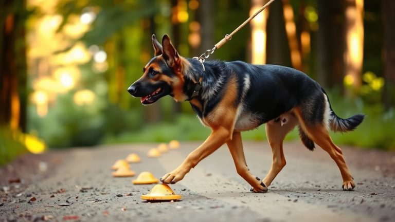 zigzag walking enhances canine coordination